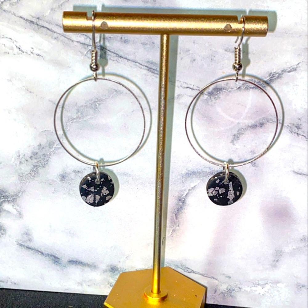 Handmade polymer clay earrings